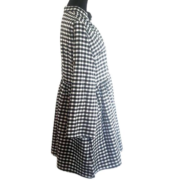 FancyInn Black White Checked Bottom-Up Mini Dress Size XL - Picture 7 of 7